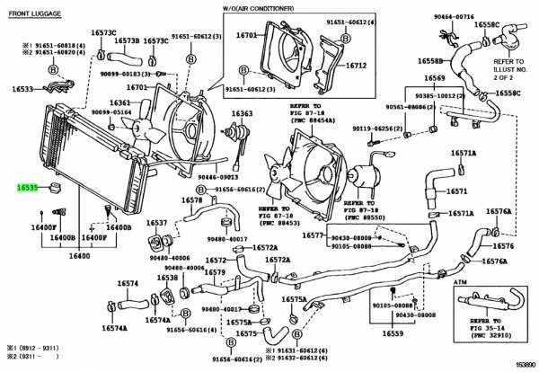 MR2 SW20 - Lower Radiator Mount